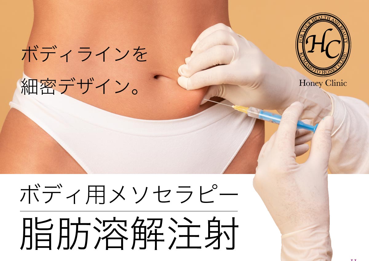 脂肪溶解注射をするなら熊本の美容外科ハニークリニックへ