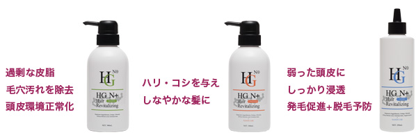 HARG(ハーグ)育毛シャンプー・コンディショナー・ローション
