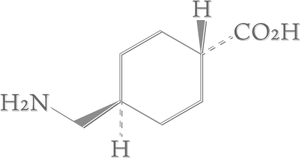 トラネキサム酸の構造式のイメージ